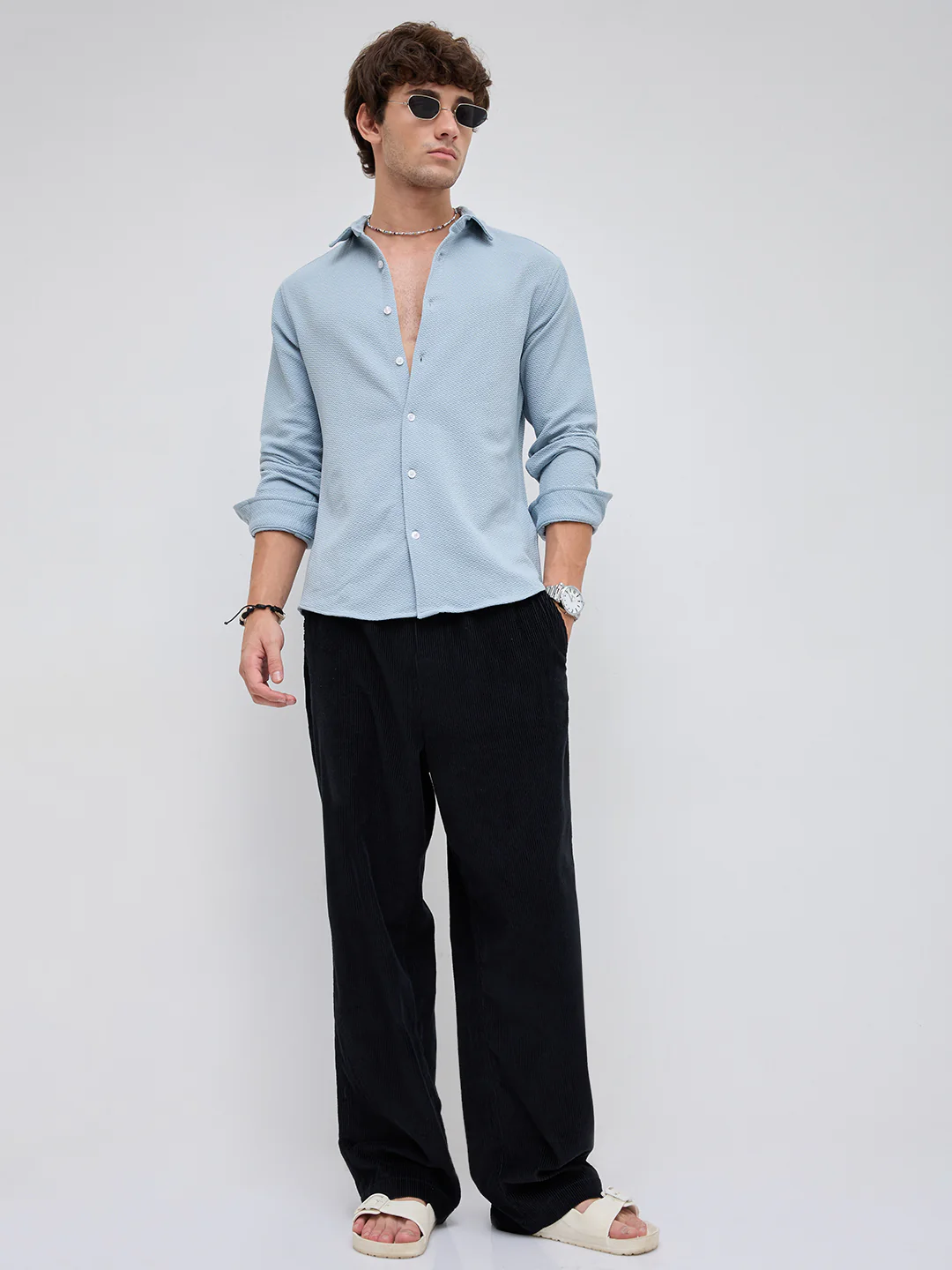 Arctic Blue Premium Horizon Weave Shirt - Image 7