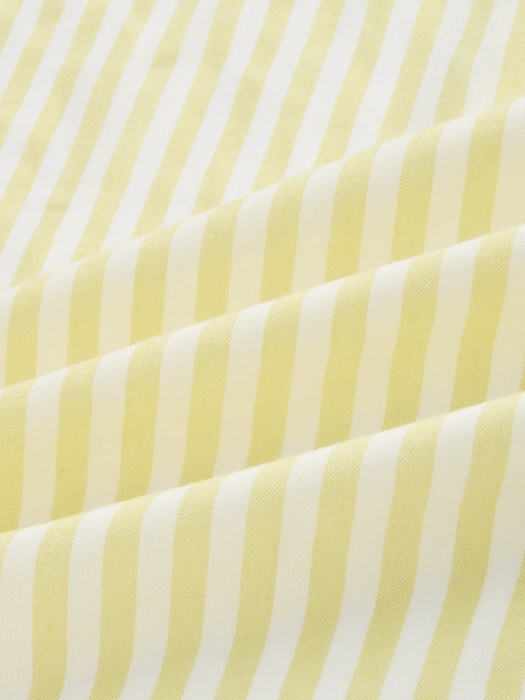 Butter Yellow Candy Striped Vacation Shirt - Image 3