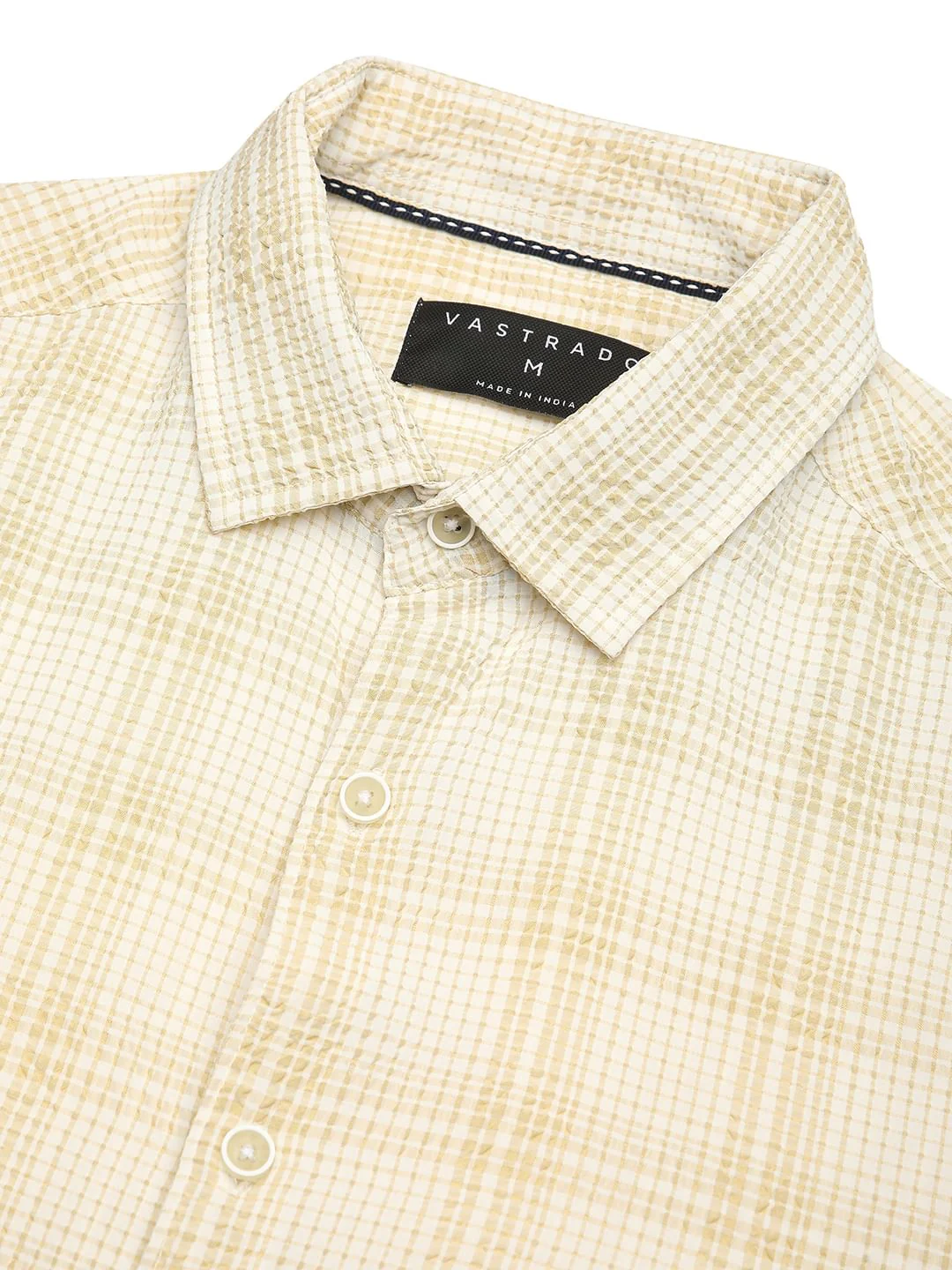 Dandelion Mini Plaid Checks Seersucker Shirt - Image 3