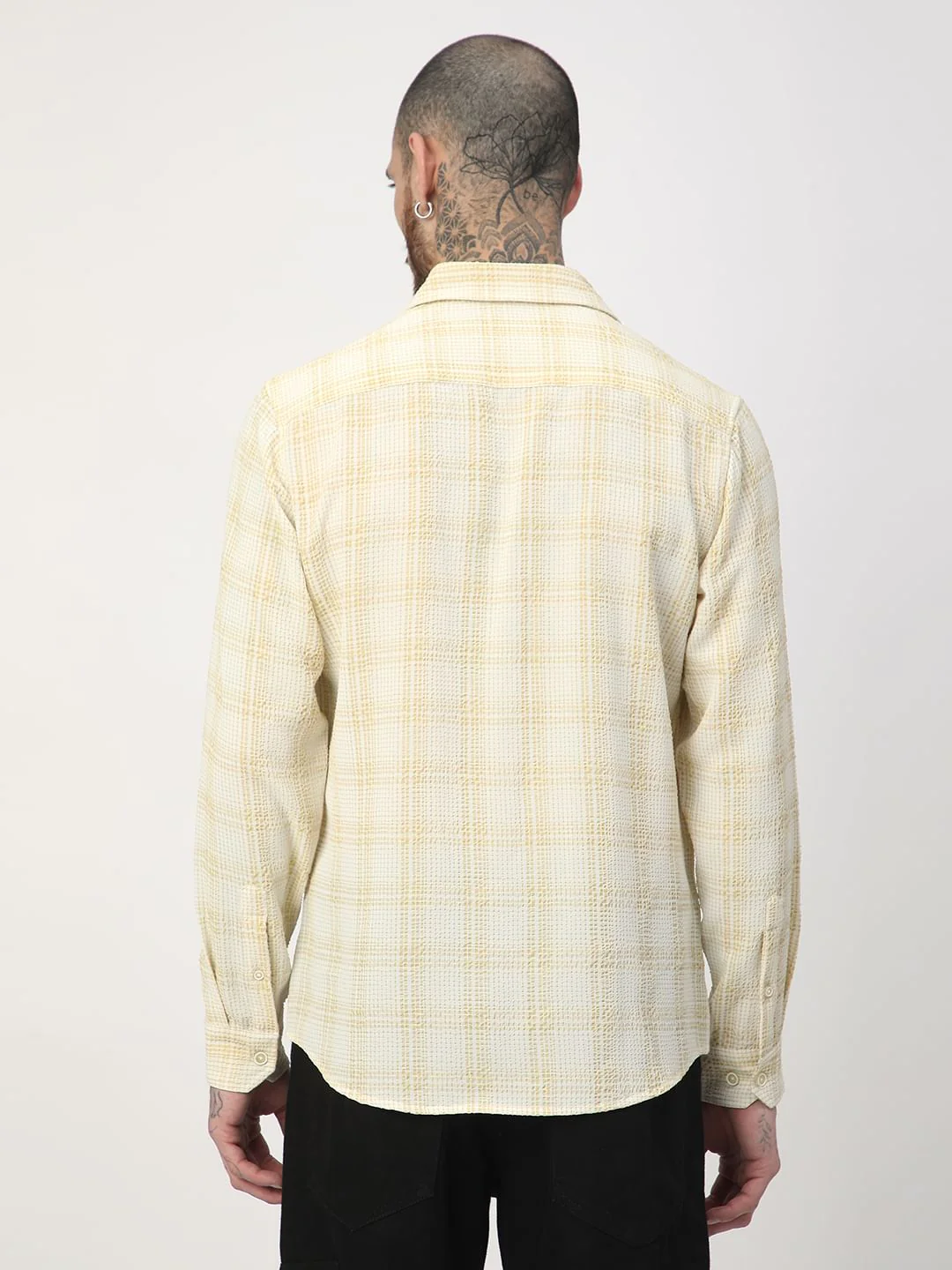 Dandelion Mini Plaid Checks Seersucker Shirt - Image 6