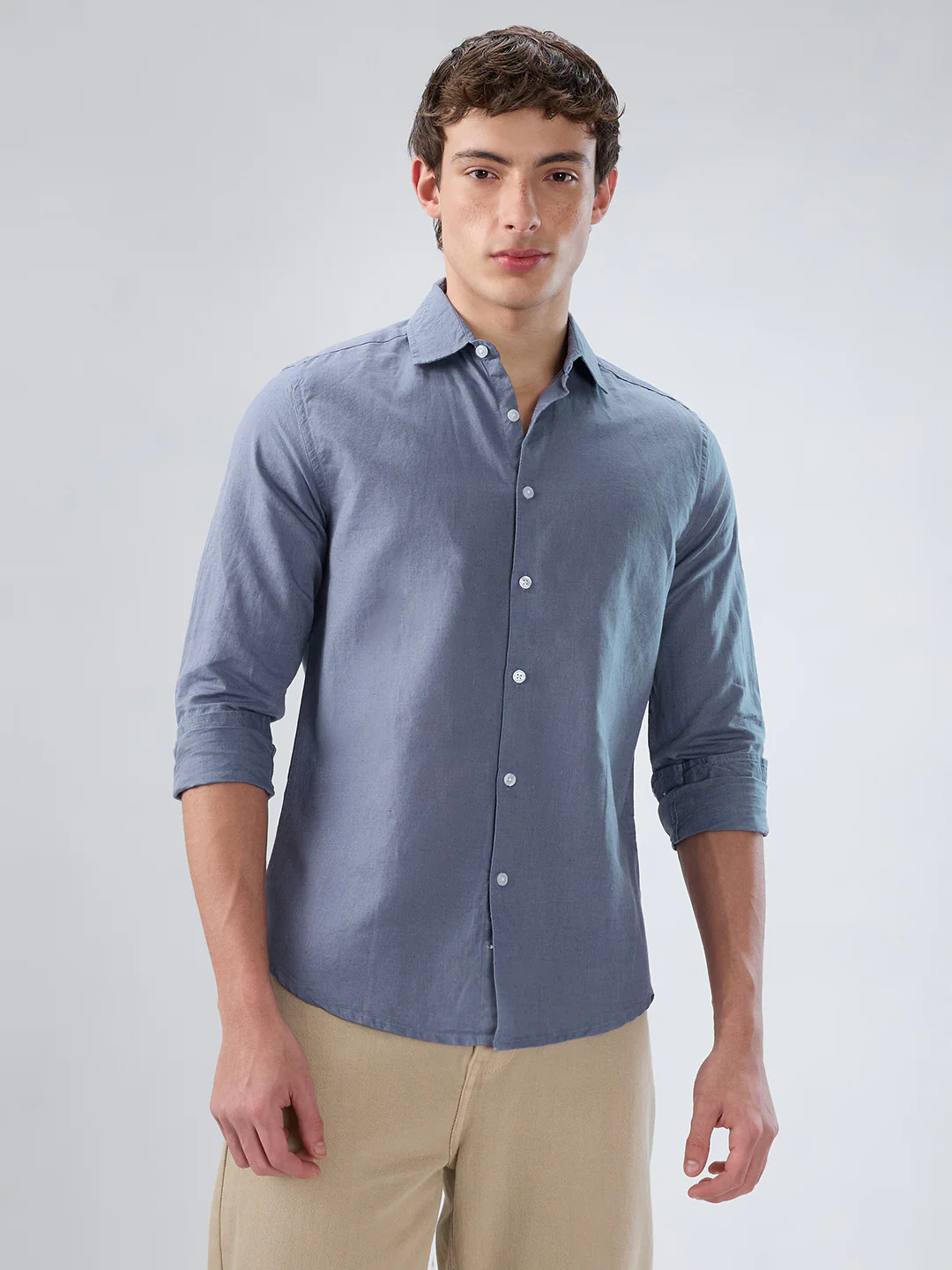 Dusty Lavender Linen Luxe Shirt - Image 5
