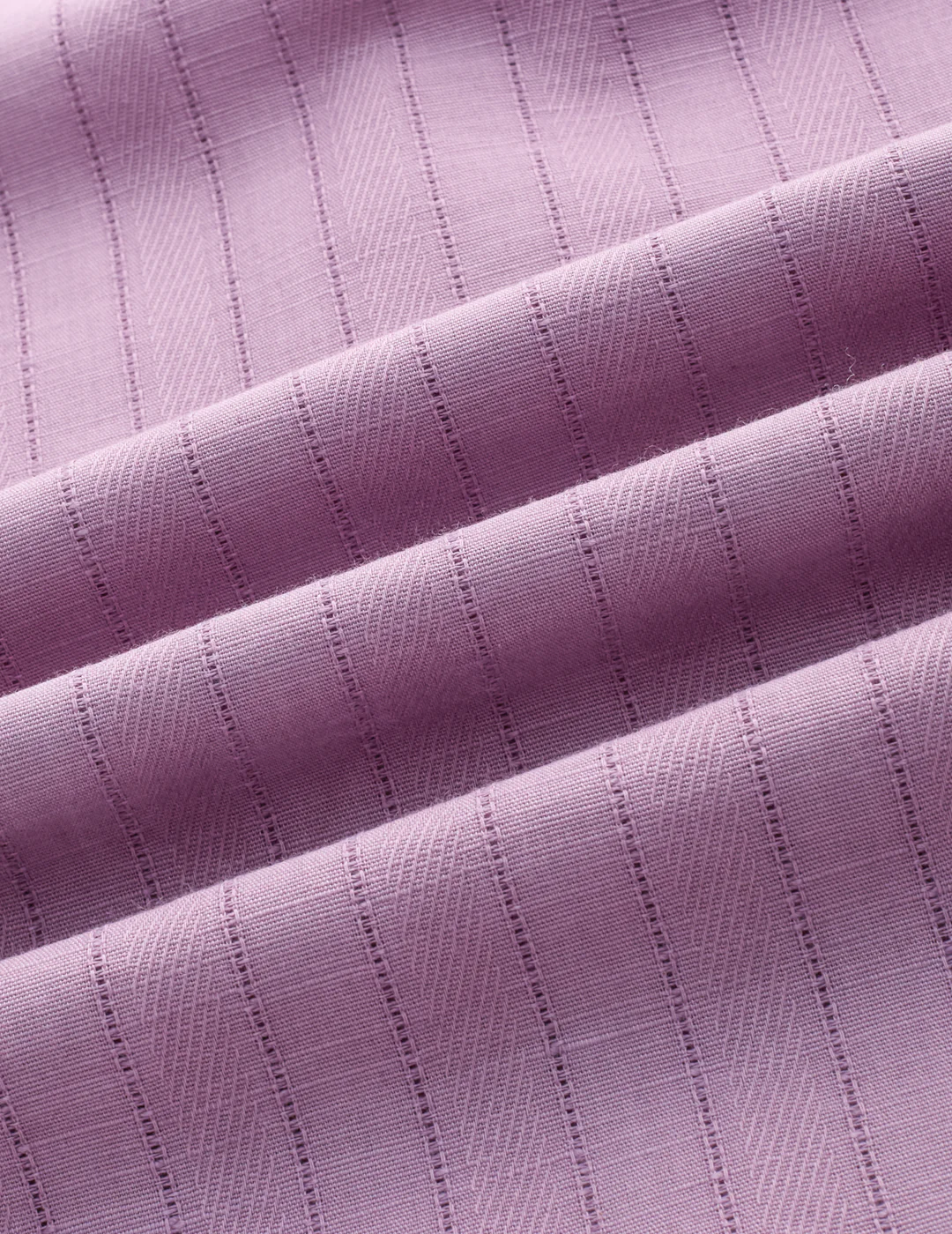 Elegant Lavender Textured Striped Kurta - Image 3