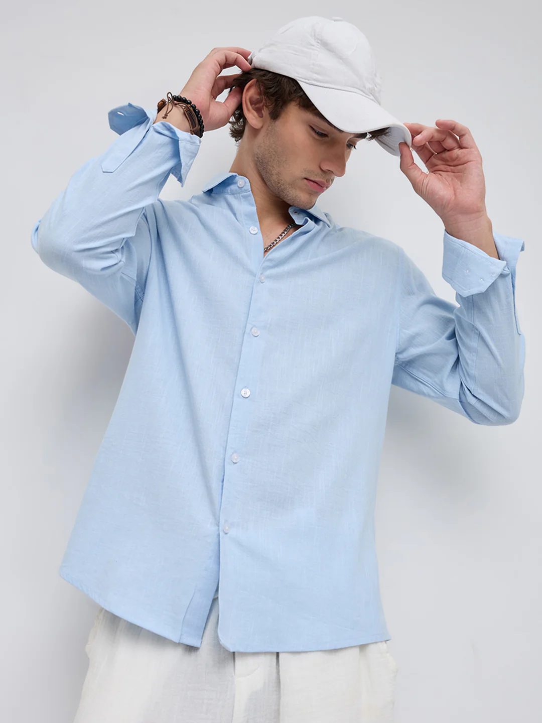 Ice Mist Fine Weave Textured Shirt - Image 4