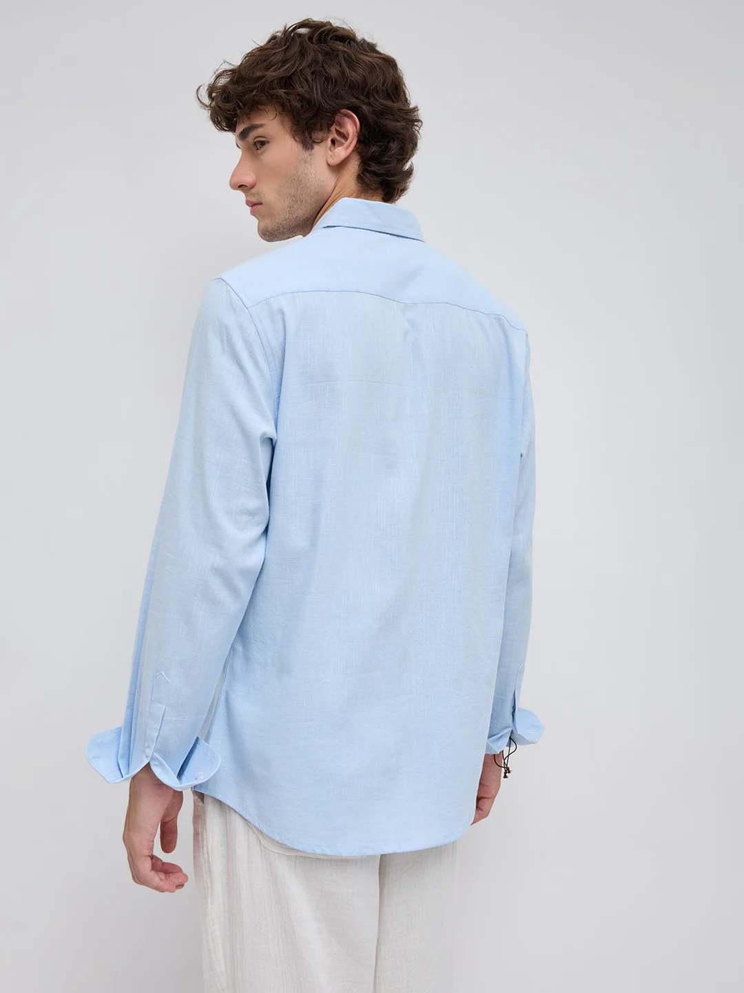 Ice Mist Fine Weave Textured Shirt - Image 6