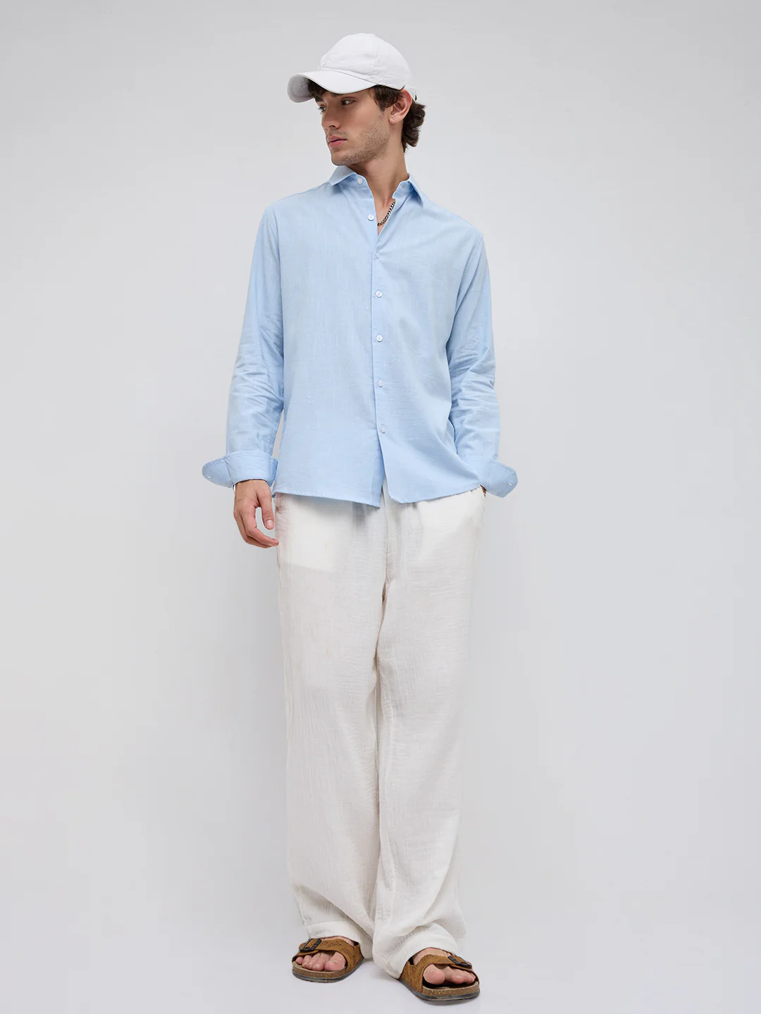 Ice Mist Fine Weave Textured Shirt - Image 7