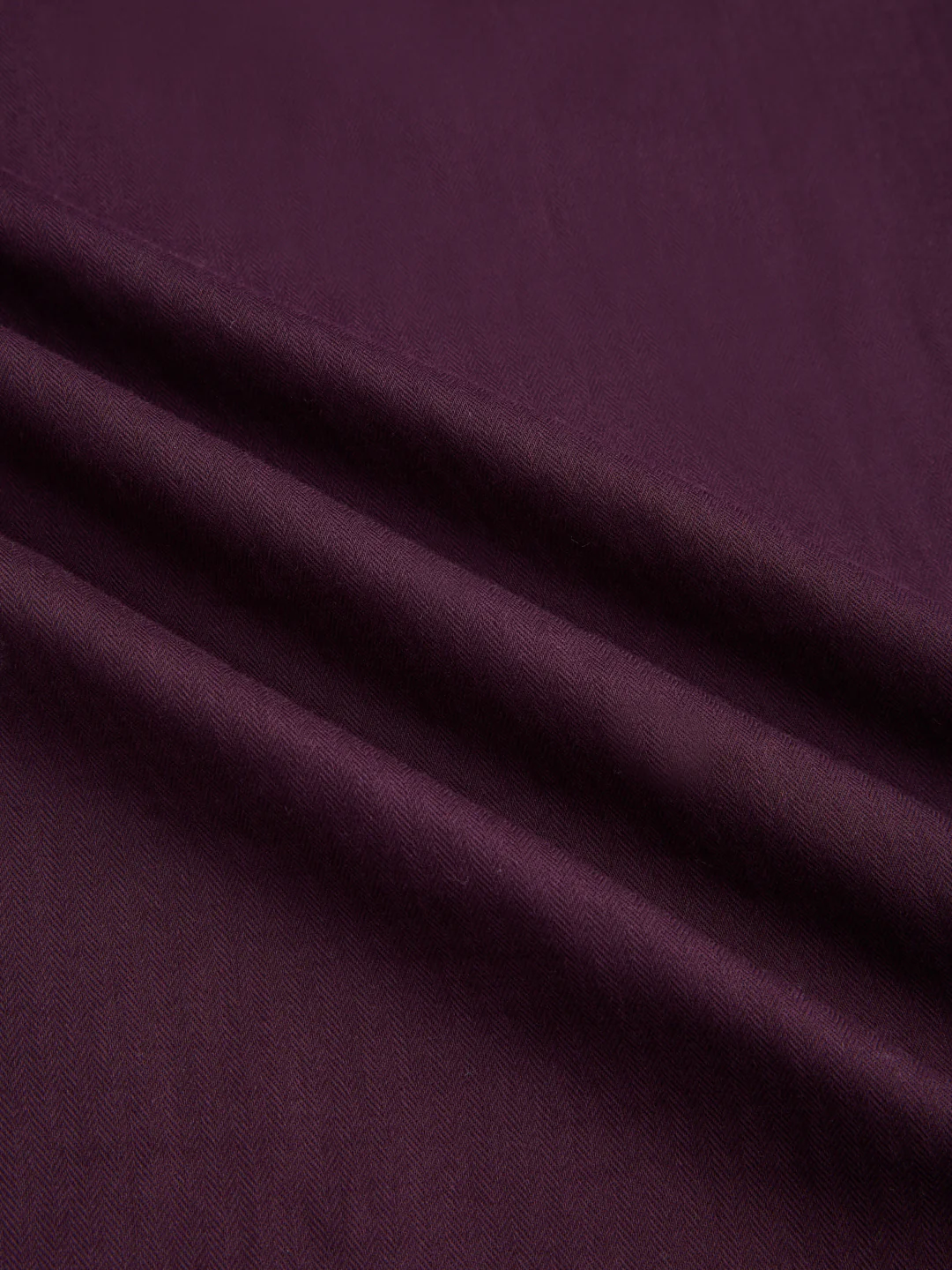 Matte Purple Herringbone Button-Down Collar Business Shirt - Image 3