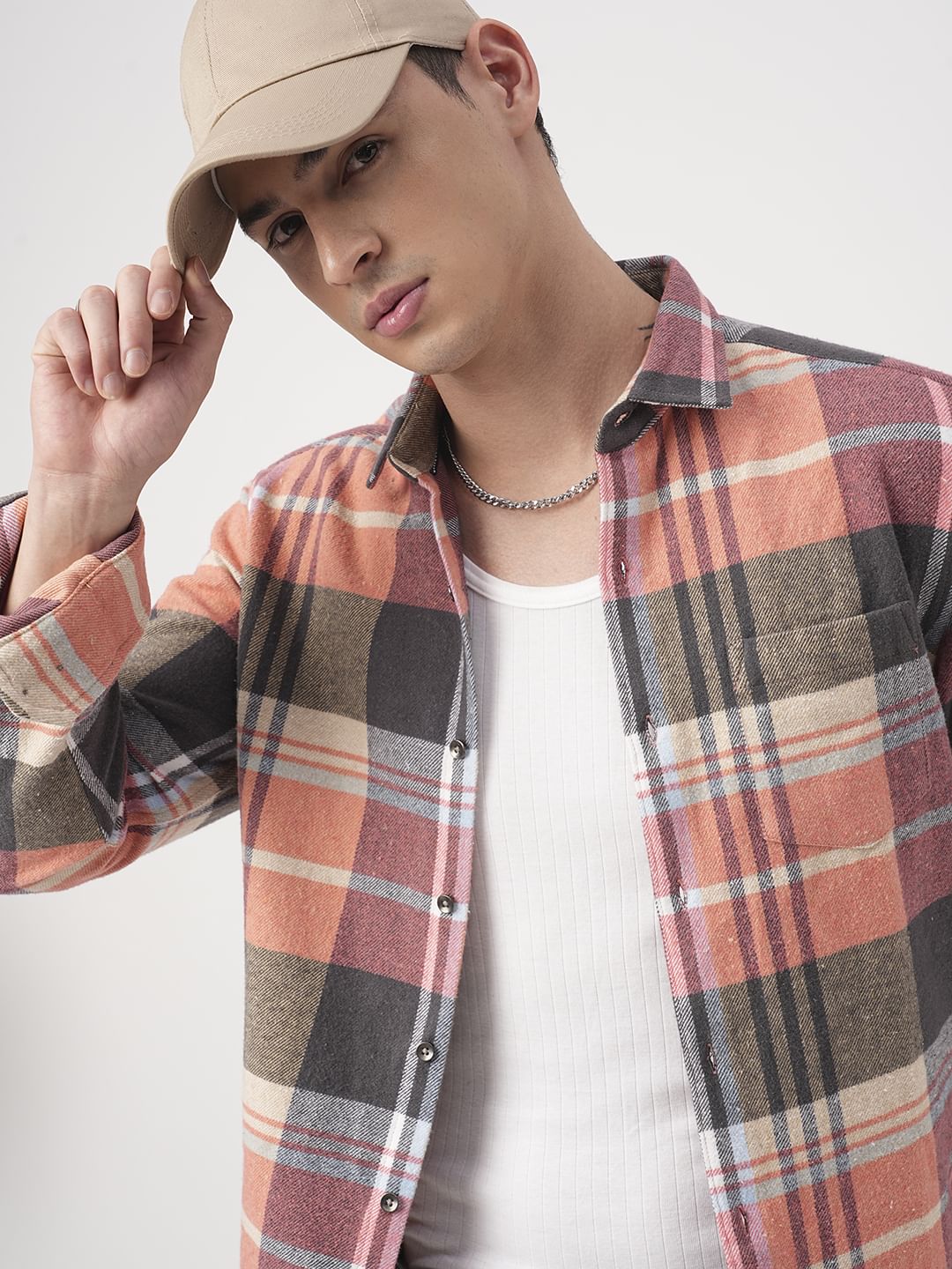 Multicolour Tartanique Checked Flannel Shirt - Image 2