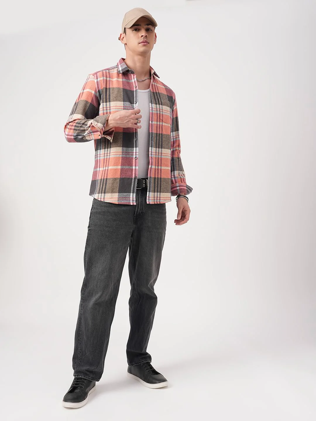 Multicolour Tartanique Checked Flannel Shirt - Image 8