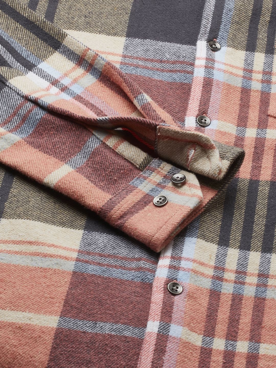 Multicolour Tartanique Checked Flannel Shirt - Image 9