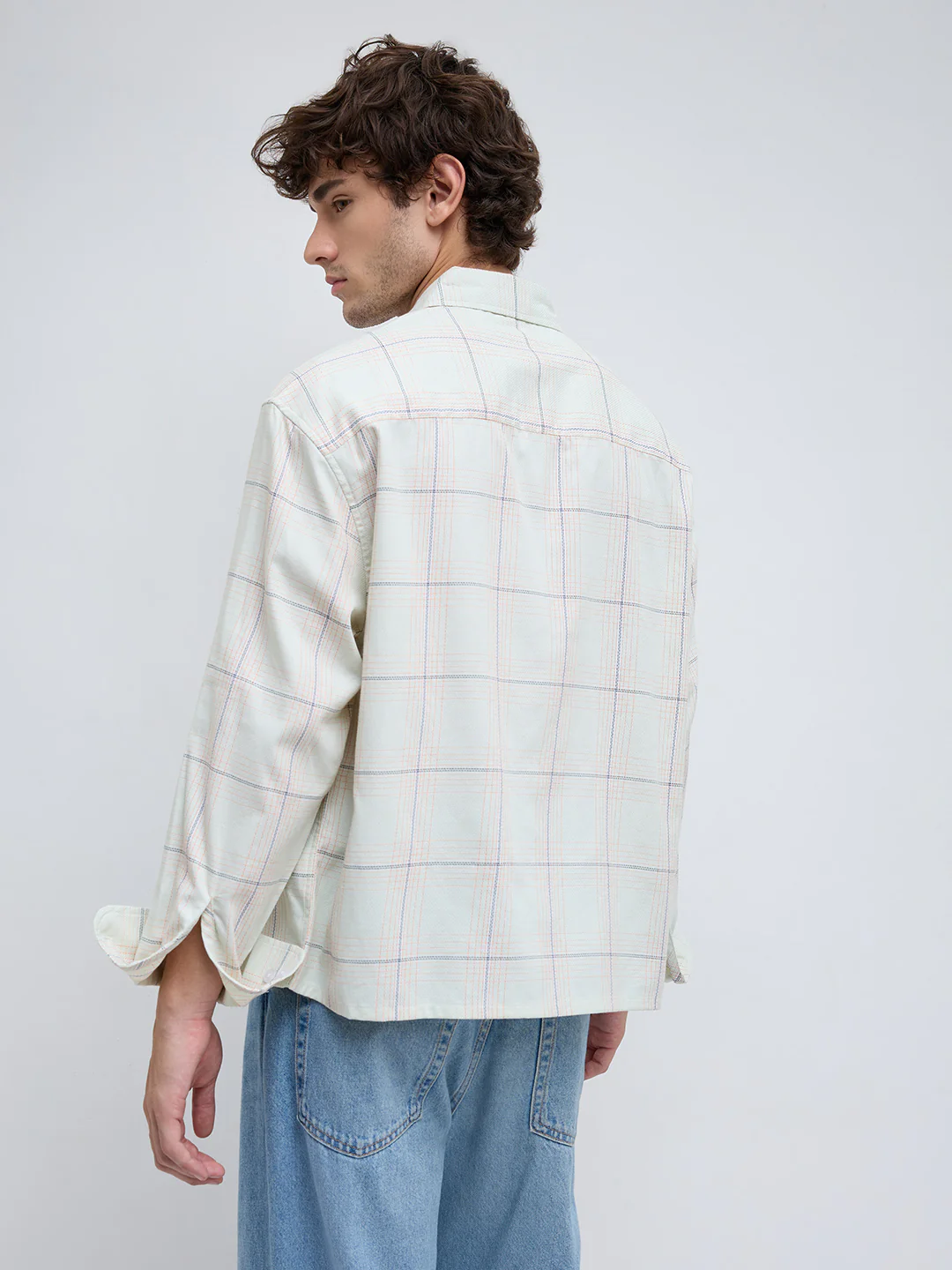 Pista Pop Tartan Boxy Fit Crop Shirt - Image 8