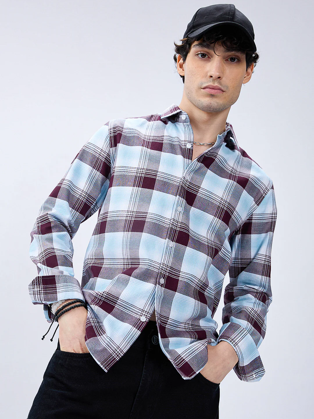 Premium Cotton Arcticwine Retrogrid Everyday Shirt - Image 2