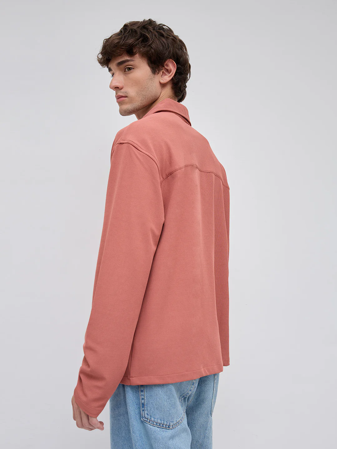 Rustique Ridge Oversized Knitted Polo Shirt - Image 7