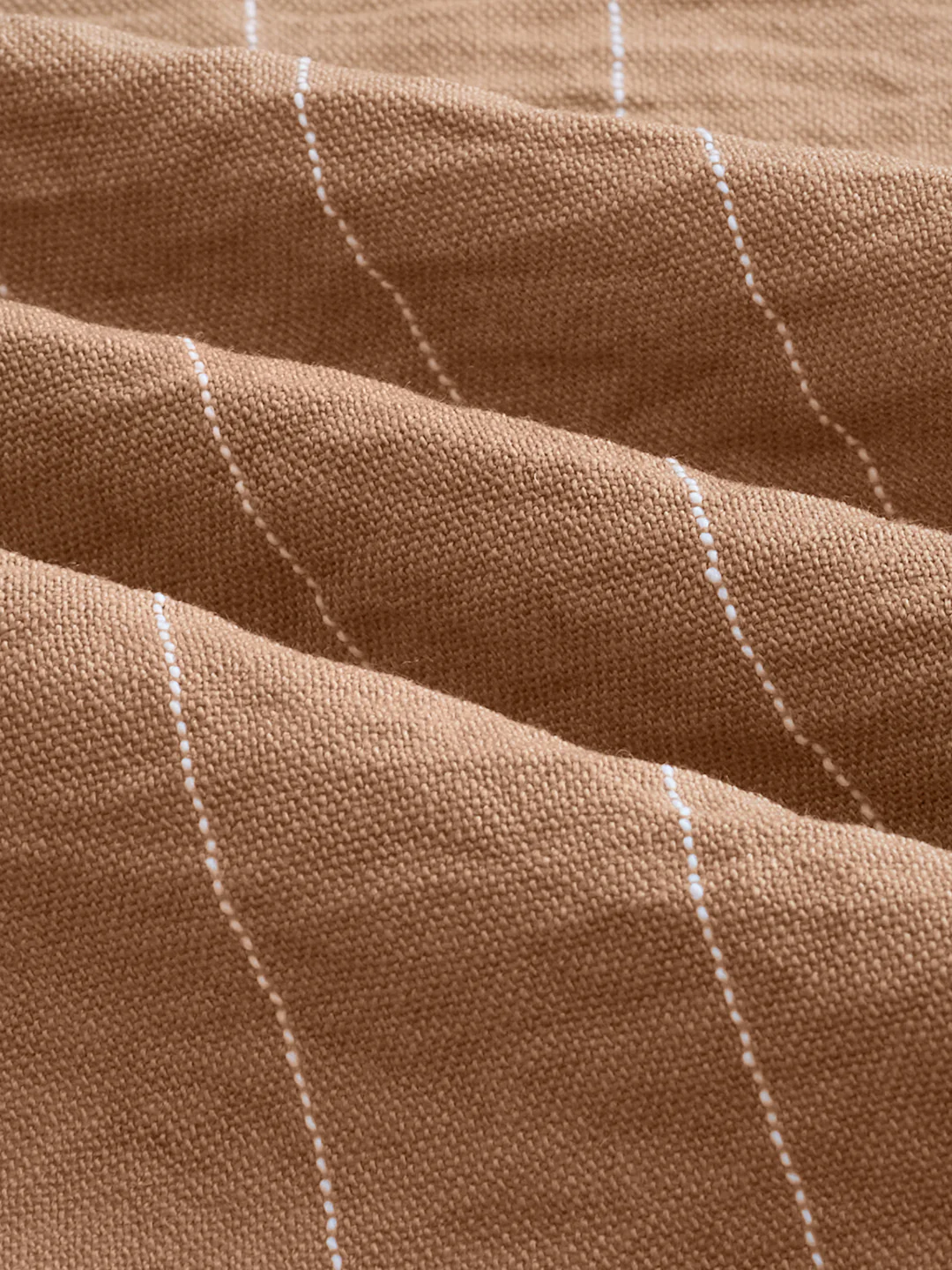 Schmick Warm Brown Pinstripe Shirt - Image 8