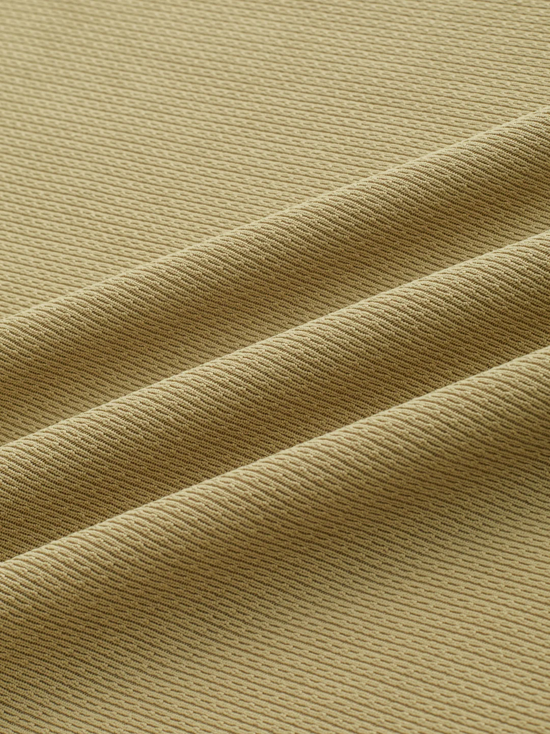 Soft Olive Oversized Knitted Polo Shirt - Image 3