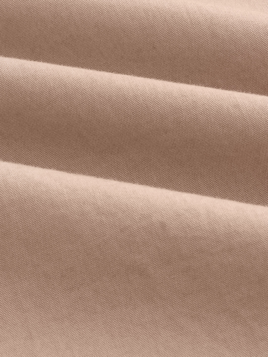 Solid Soft Khaki Beige Poplin Shirt - Image 8