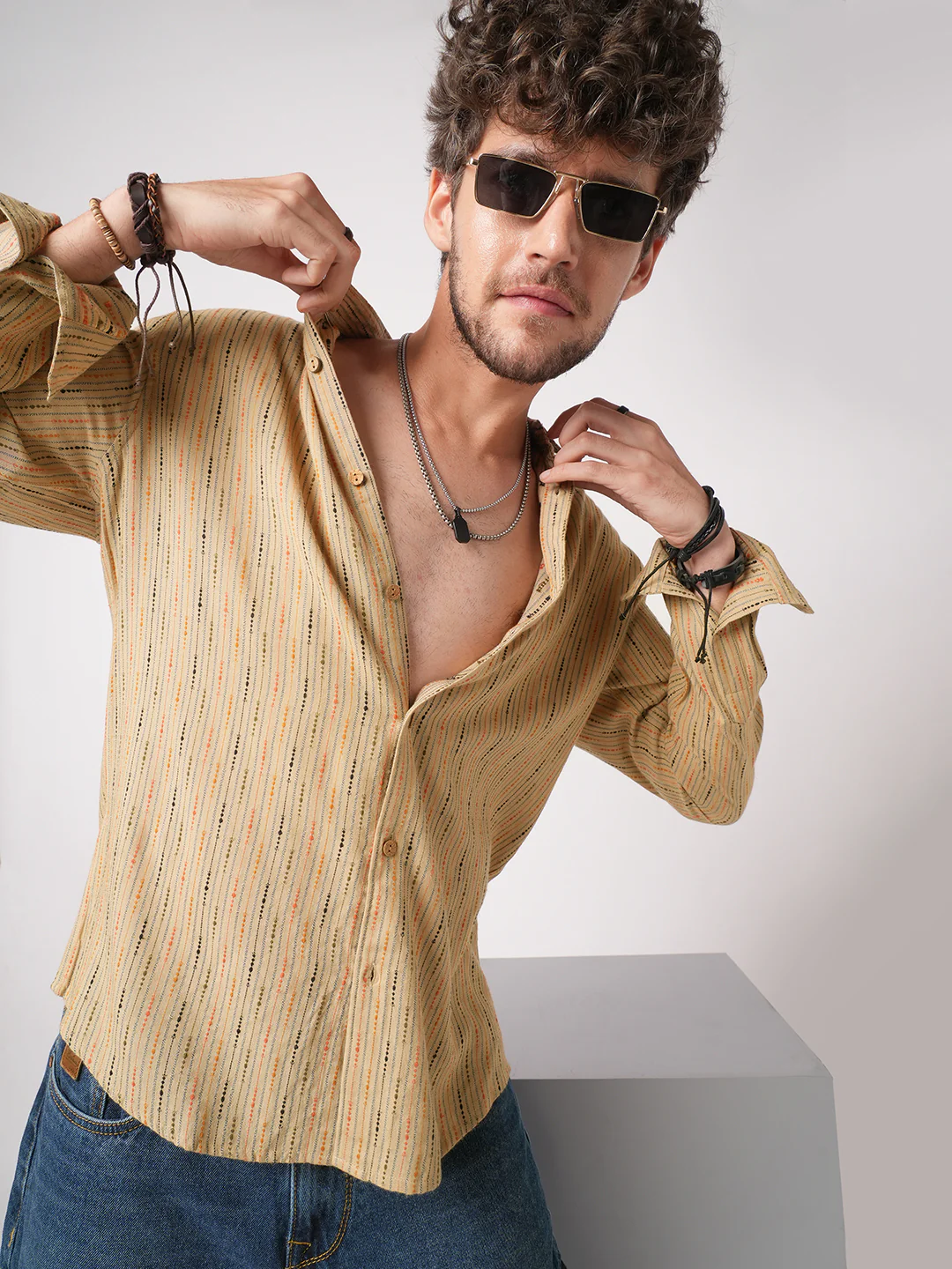 Sunkissed Beadtrail Pecan Pie Beige Shirt - Image 2