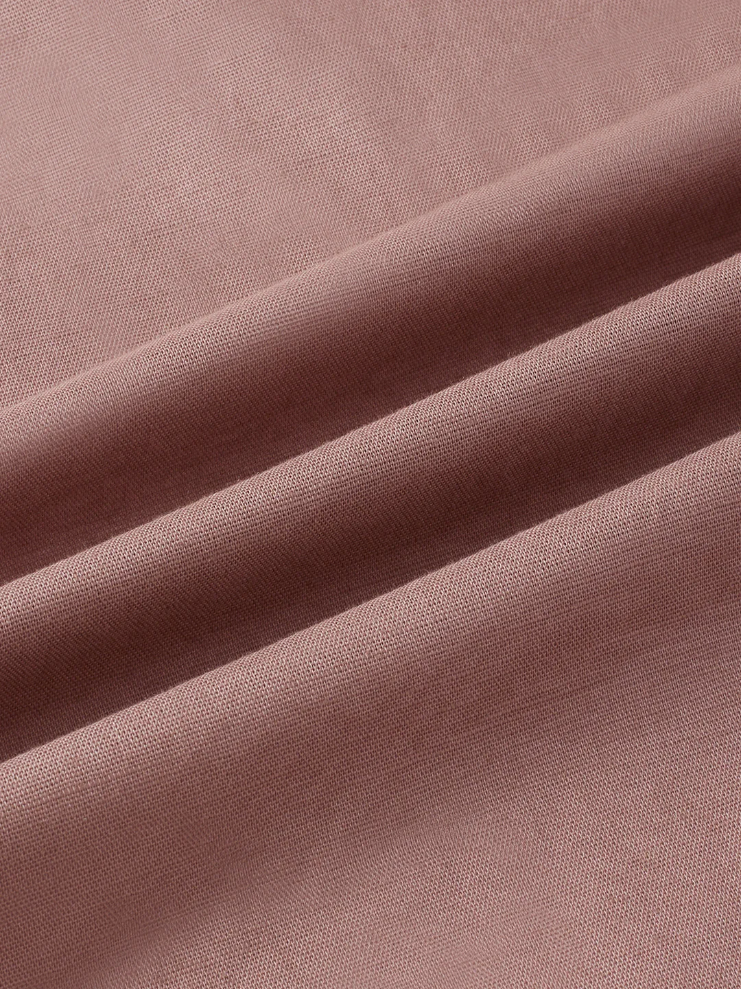 Terracotta Tone Brown Slub Shirt - Image 3