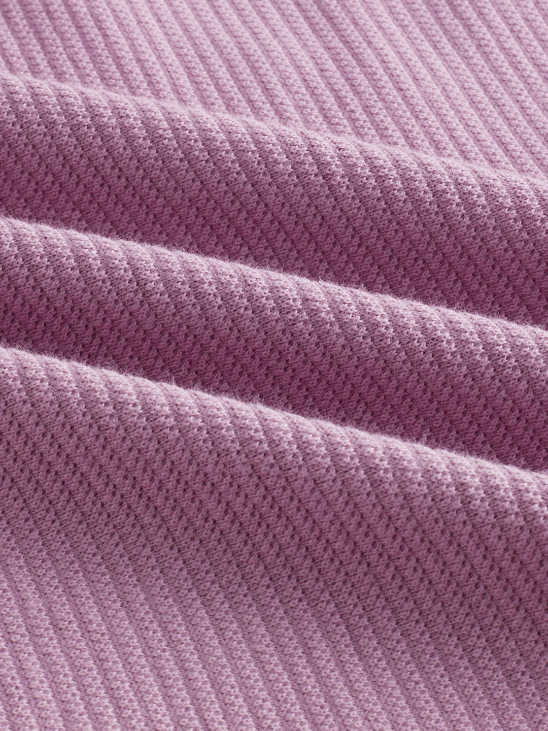 Turkish Rose Pink Textured Knit Shirt - Image 8