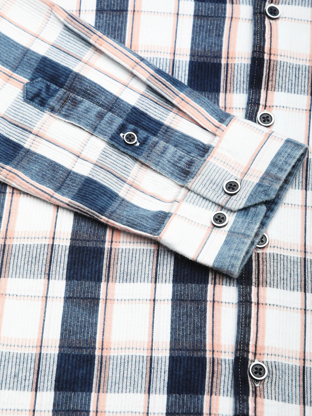 Twilight Navy & White Plaid Checks Shirt - Image 9